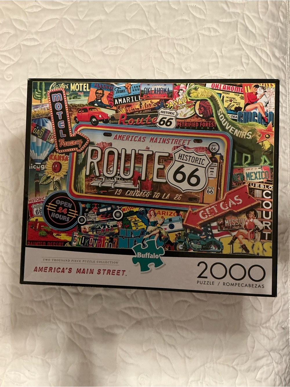 Buffalo quality Route 66 2000-Piece Jigsaw Puzzle - Multi-Color